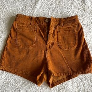 High waisted BDG corduroy shorts